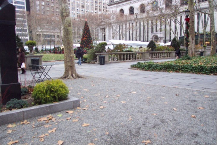 December morning in Bryant Park