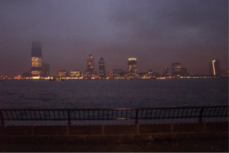 The view across the Hudson River