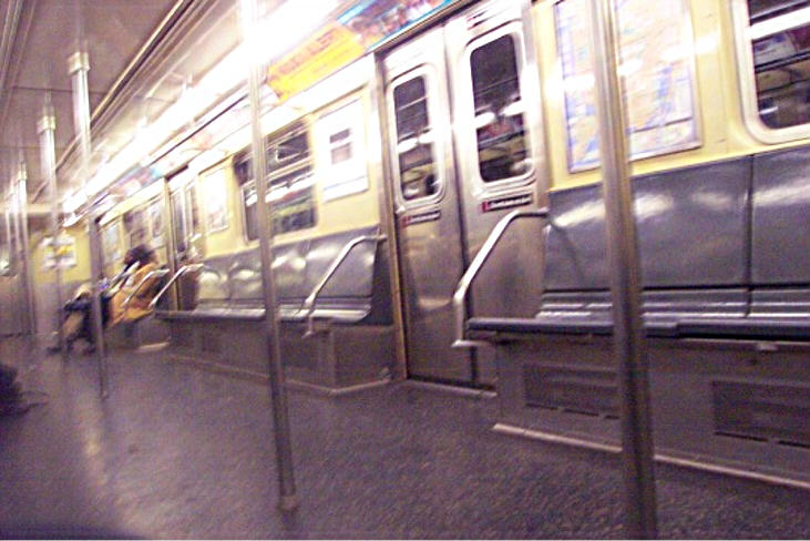The E train, heading uptown