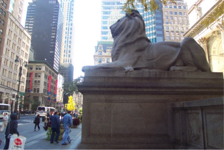 Every time I see these lions, I think of the opening scenes of Ghostbusters. Is that wrong?