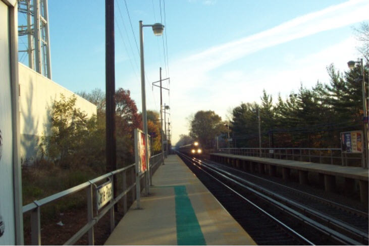 No, that can't be my train. That one's on time.